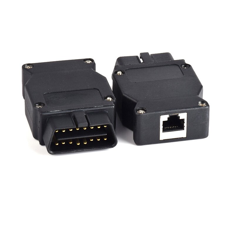 Adaptador de enchufe Enet OBD2 para BMW Serie 1-7, interfaz macho OBD de 16 Pines de Enet Ethernet a toma de interfaz de codificación Serie F