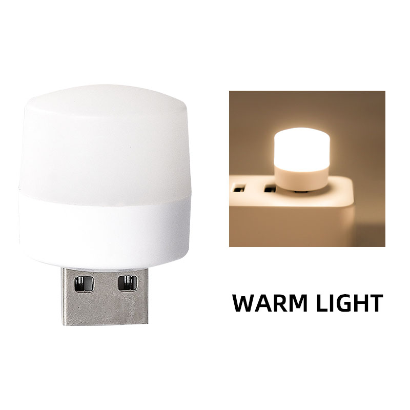 1 st Touch Sensor LED 8 LED Omgevingslicht Auto-interieur Dak Leeslamp Draadloze USB Oplaadbare Sfeer Licht Accessoires: Warm White