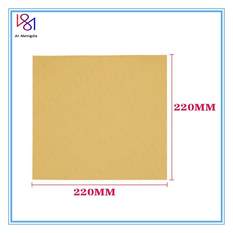 1 stk 3d skriver pei ark 220/235/305mm 3d utskrift bygge overflate med 3m tape polyetherimid ultem ark 0.3mm tykkelse