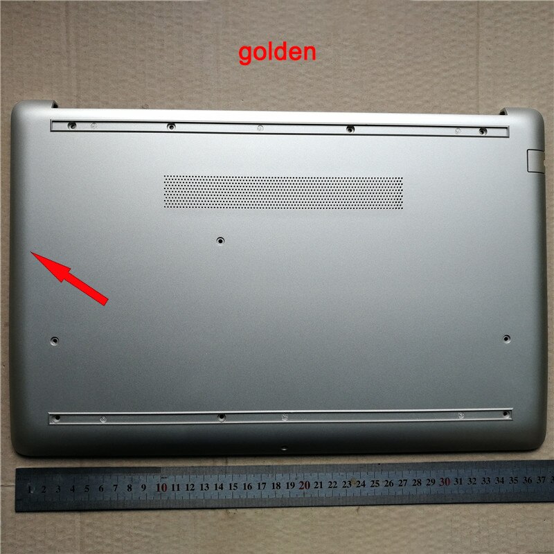 Laptop upper lower shell for HP Pavilion 15-DA 15-DB 15G-DX DB0007TX 250 G7 screen back shell frame palm rest bottom shell cover: golden DD