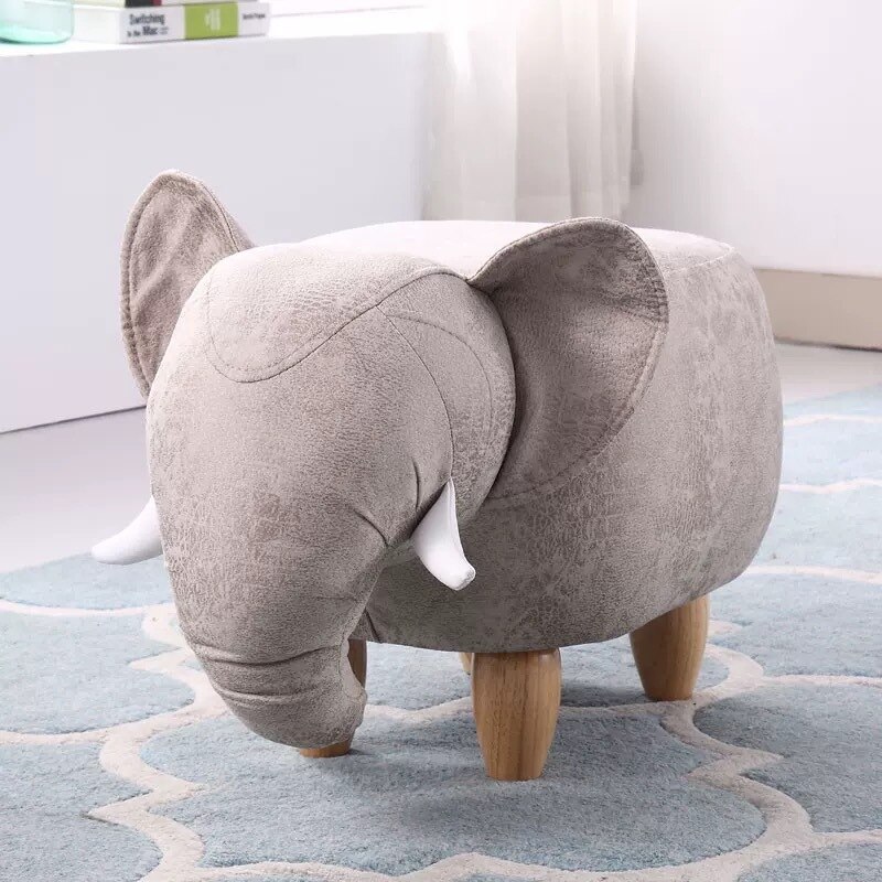 Elefant sko skifte skammel sofa skammel opbevaring skammel lav skammel tegneserie skammel prøve sko skammel fod skammel
