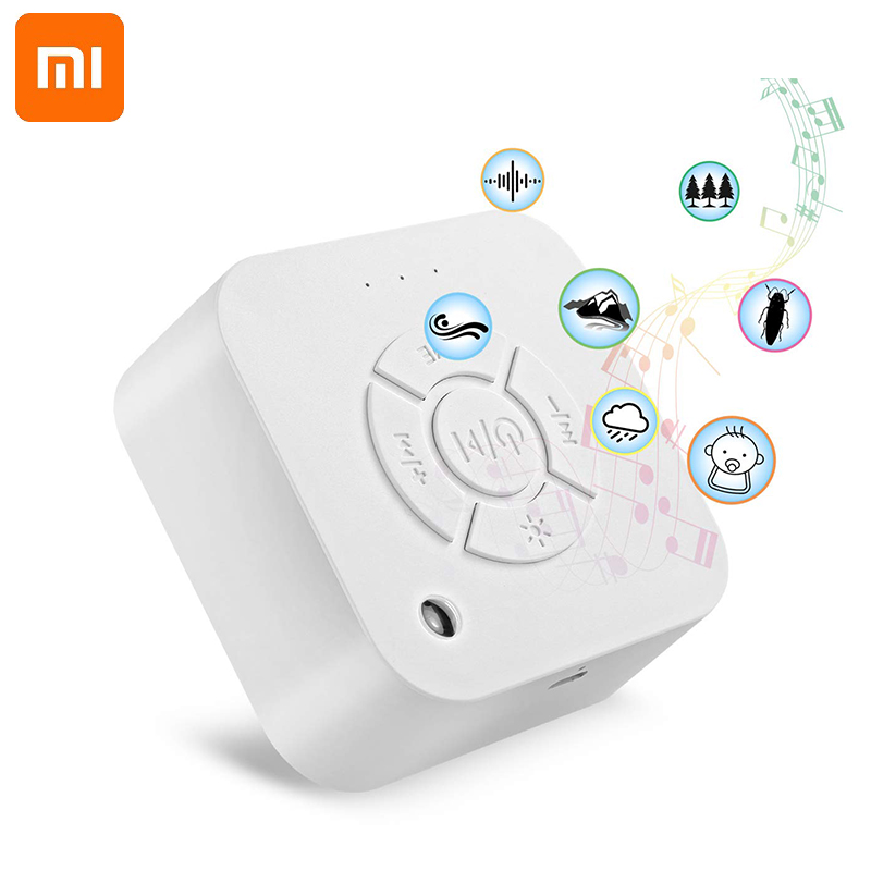 Xiaomi-máquina de sonido de ruido blanco para dormir, dispositivo portátil de relajación, recargable por USB, para viaje en casa y oficina