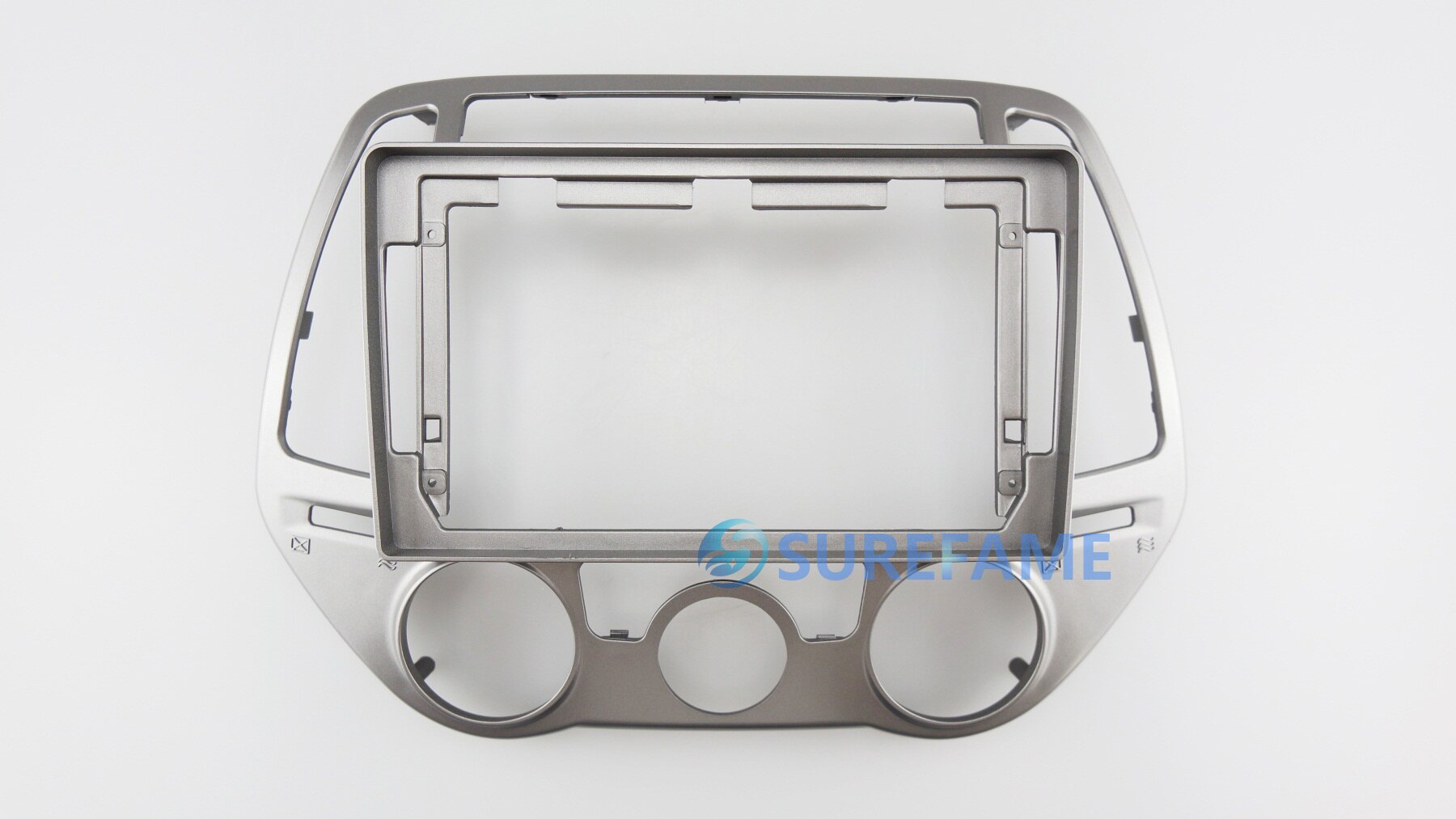 9 inch Car Fascia Radio Panel for HYUNDAI i20 i-20 (Manual A/C) Dash Kit Install Facia Console Bezel 9inch Trim Plate