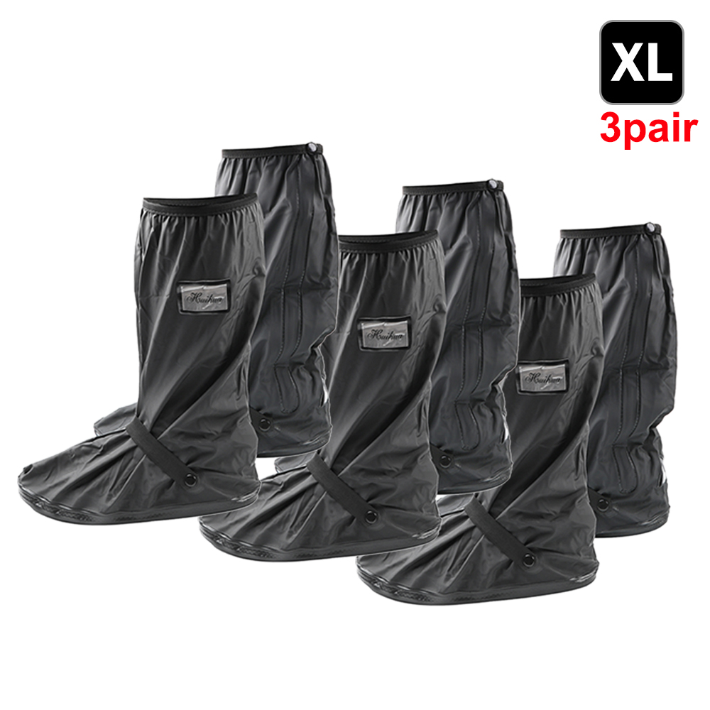 Couvre-chaussures de pluie réutilisables pour moto, Scooter, Dirt Bike, couvre-bottes antidérapants, unisexe, protecteurs de chaussures de vélo pour jours de pluie et de neige: Lavande