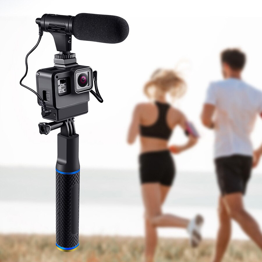 MAMEN-micrófono Super HD para cámara, 3,5mm, para VLOG, fotografía, entrevista, grabación de vídeo Digital para teléfono inteligente