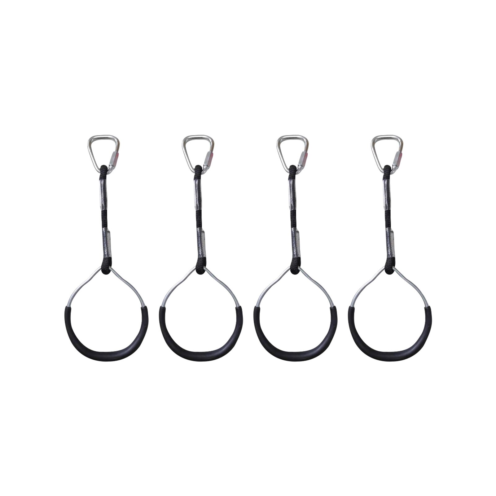 4pcs Indoor Swing Fitness Playground Portable Pull Up Easy Install Home Gym Children Gymnastic Ring Multipurpose Heavy Duty