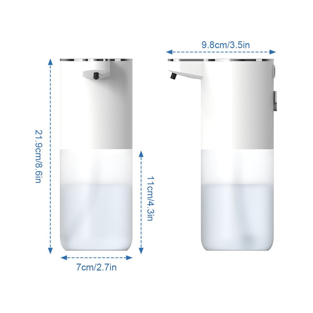 Automatischer Seifenspender, batteriebetrieben, 200/400 ml, Händedesinfektionsmittelspender, berührungslos, wasserdicht, für Küche, Badezimmer, Waschraum