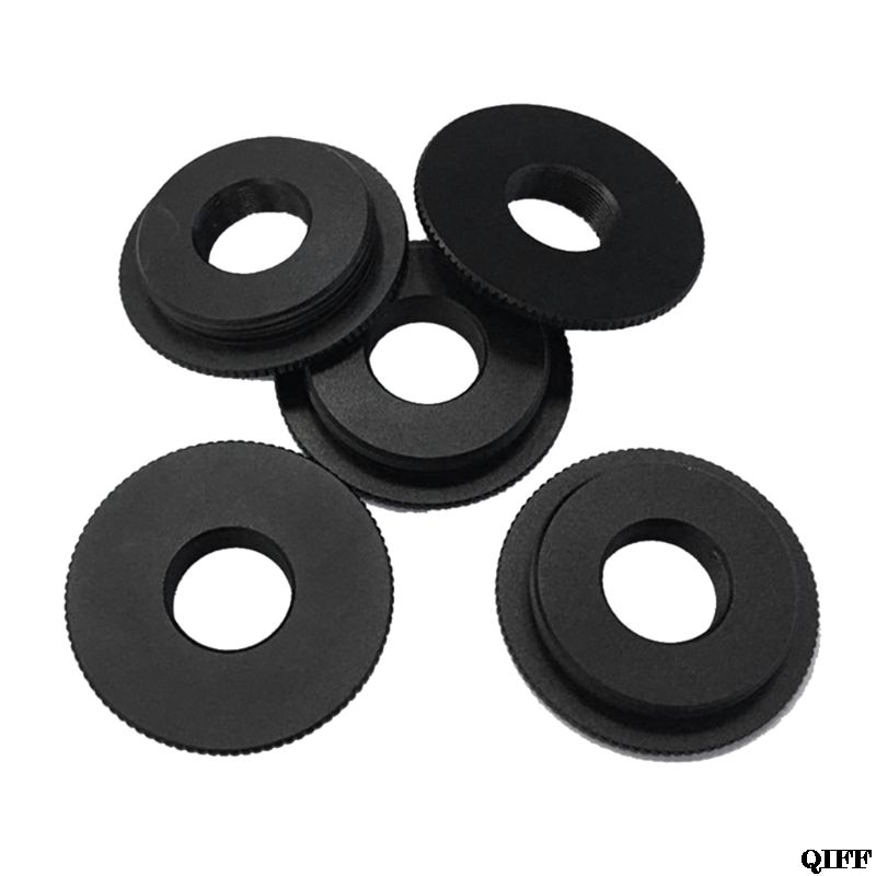 &amp Black Metal M12 to C/CS Mount Board Lens Converter Adapter Ring for AHD SONY CCD TVI CVI Box Camera June 11