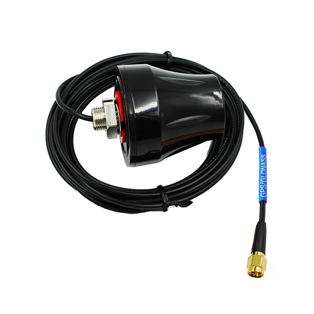 Outdoor waterdichte IP67 GPS GLONASS Paddestoelantenne SMA-interface: Army Green