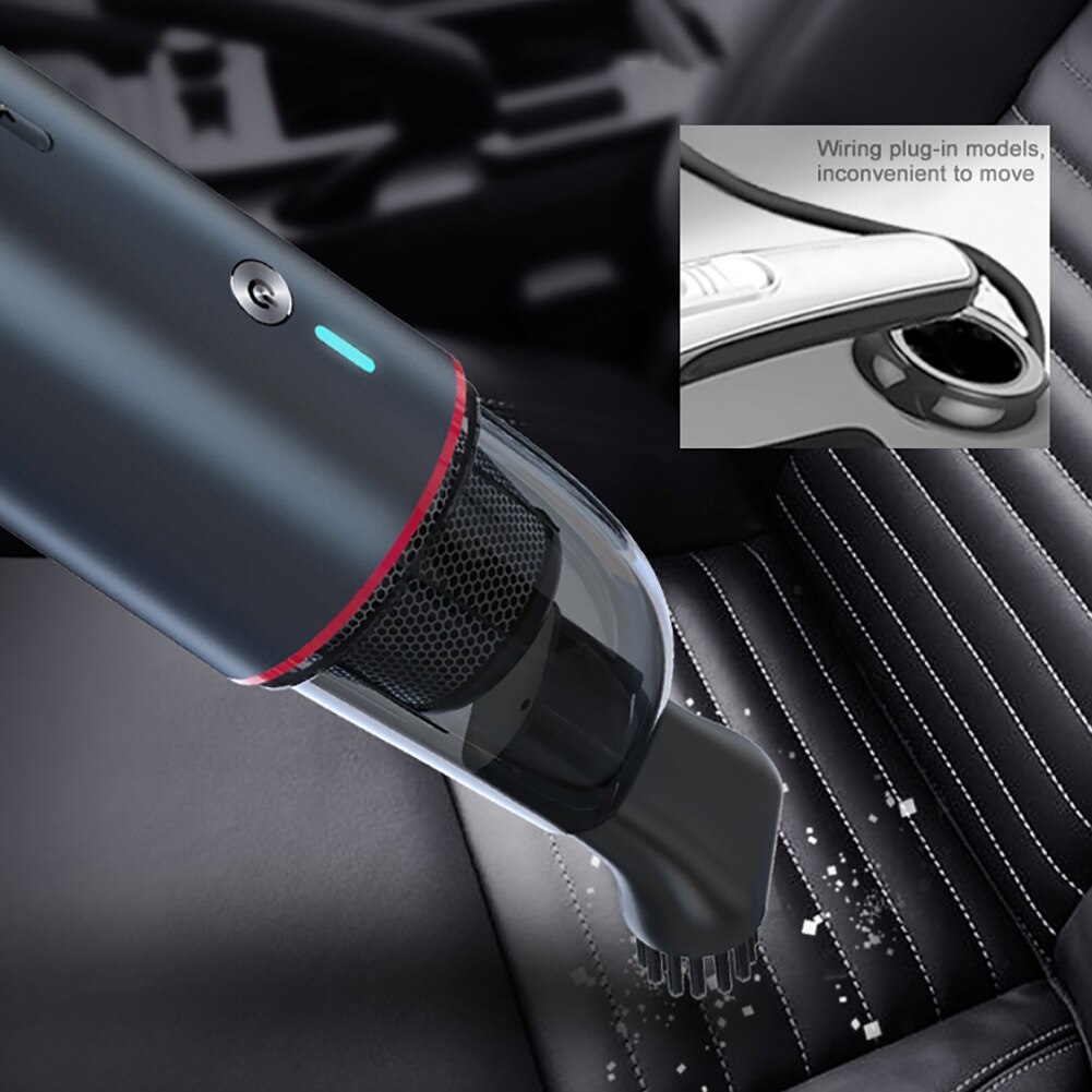 Portable Vehicle Wireless Small Electric Vacuum Cleaner 5000Pa Dust Catcher Home Computer Cleaning Machine USB Rechargeable