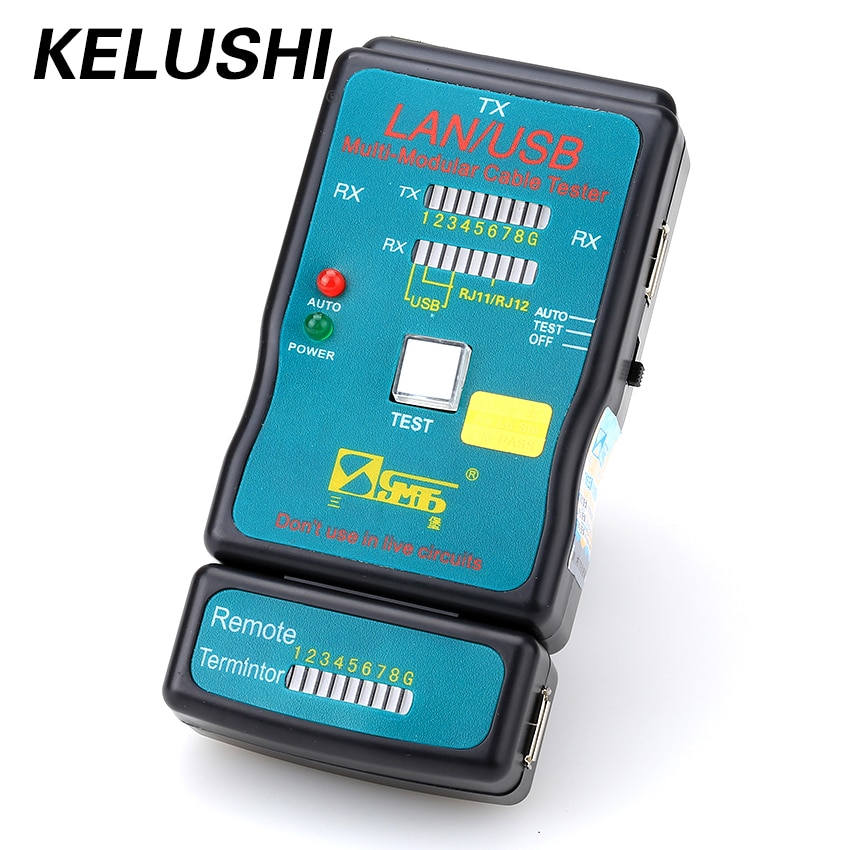 Kelushi CT-168 Multi-Modulaire Netwerk RJ45 Cat5 RJ11 Ethernet Kabel Lan Usb Tester En Usb Kabel test
