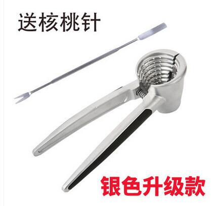 stainless steel quick funnel shaped nut walnuts cracker sheller nut opener clip,Kitchen Accessories.