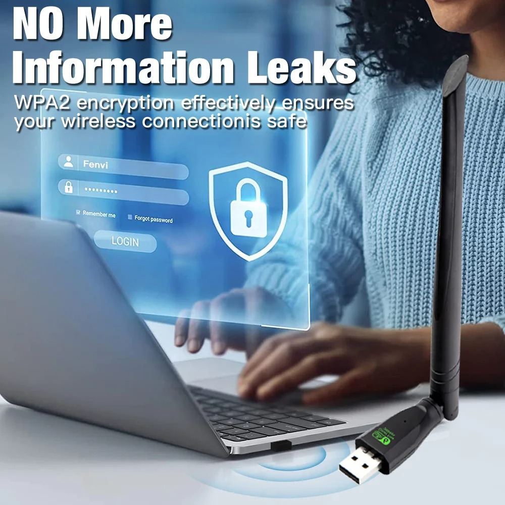 Adaptador wifi 6 bluetooth5.3 placa de rede sem fio 900mbps usb dongle sinal mini receptor para computador portátil windows10/11 driver grátis