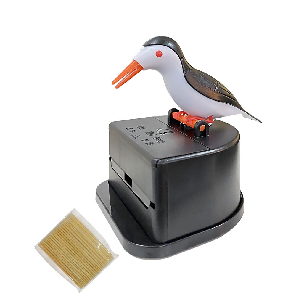 1Pc simpatico colibrì stuzzicadenti distributore automatico uccello stuzzicadenti scatola con stuzzicadenti pulizia denti segreto Stash Tandenstokers: 03