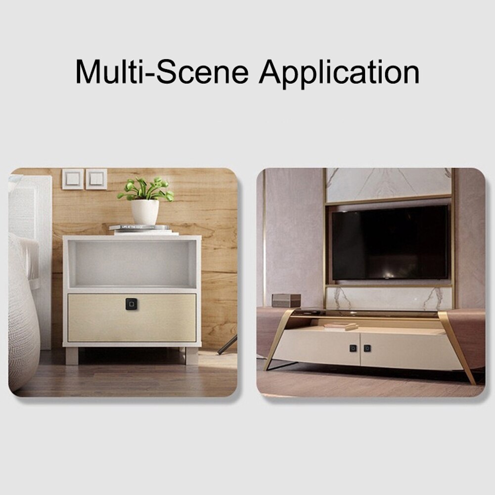 Intelligent Drawer Lock Storage Cabinet Fingerprint Lock Electronic File Cabinet Lock Home Office Cabinet Door Fingerprint Lock