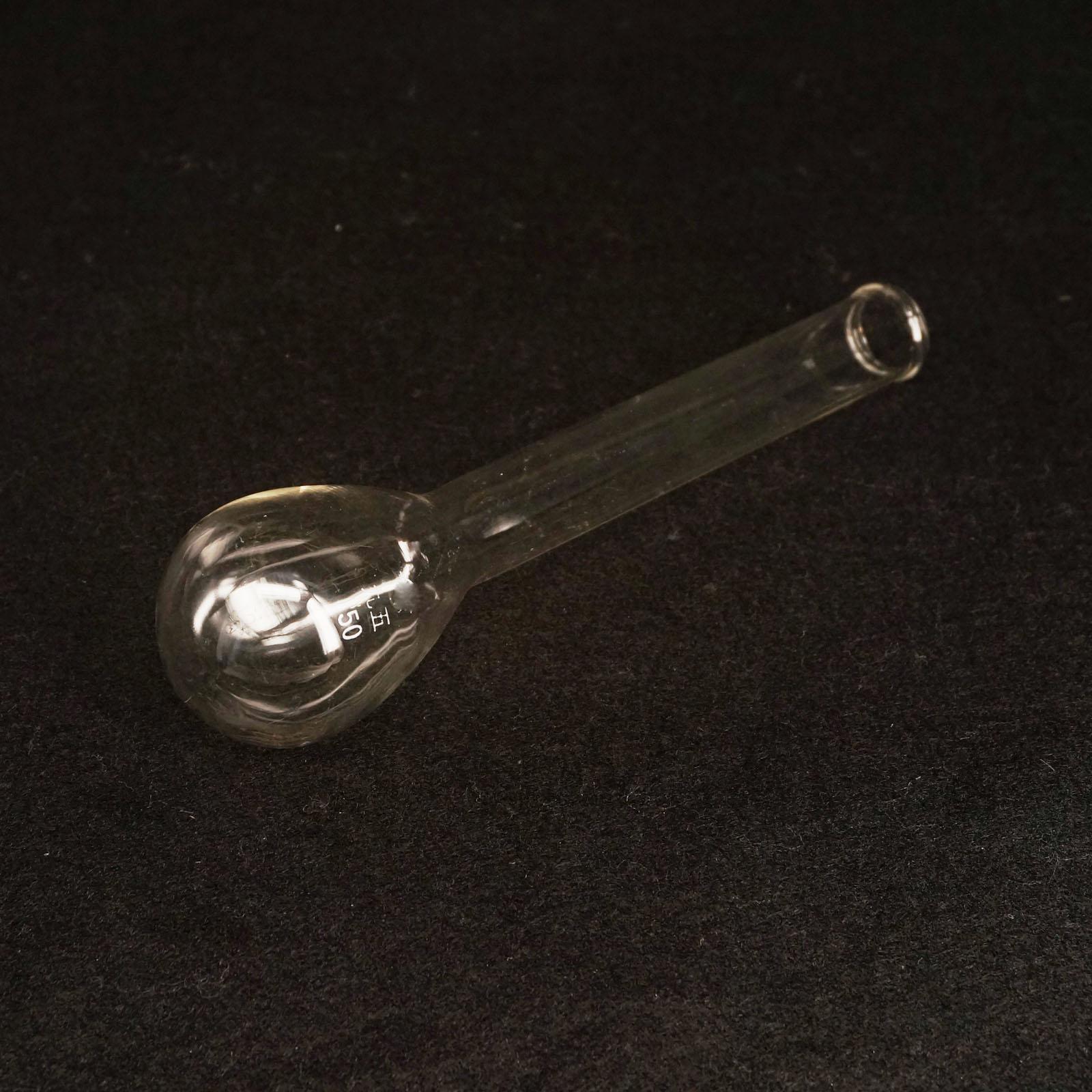 50ml kjeldahl frasco de vidro longo do laboratório da parte inferior redonda do pescoço para a determinação do nitrogênio