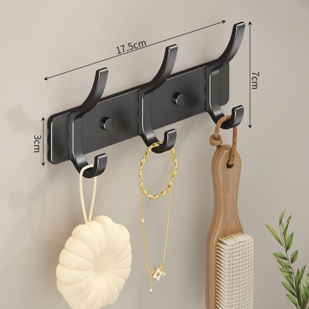 Sterke Dragende Kleding Jas Haken Zware Wandrek Handdoek Haken Huis Koolstofstaal Muur Gemonteerde Deur Hanger Badkamer: Bordeaux