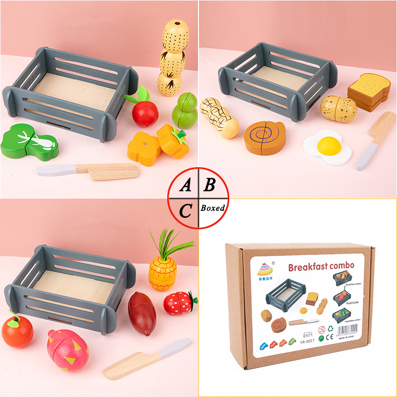 Dzieci magnetyczne owoce i warzywa zabawa w kuchnię zabawki drewniane imitacja jedzenia cięcie kuchnia dobra gra akcji zabawki dla dzieci