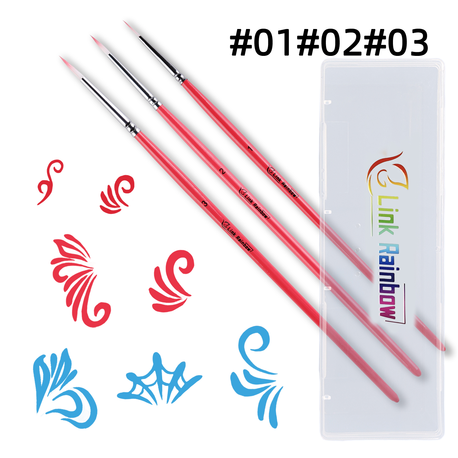 Pędzle robić malowania twarzy zestaw narzędzi robić malowania twarzy dla dzieci pędzle robić malowania ciała: armijna zieleń