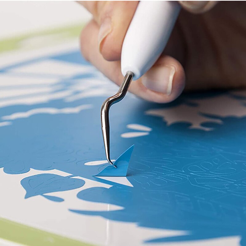 Bastelsets mit Vinyl-entgitterwerkzeugen, vinylreste-auffangbehälter und tragetasche für cricut/Silhouette/siser/Oral