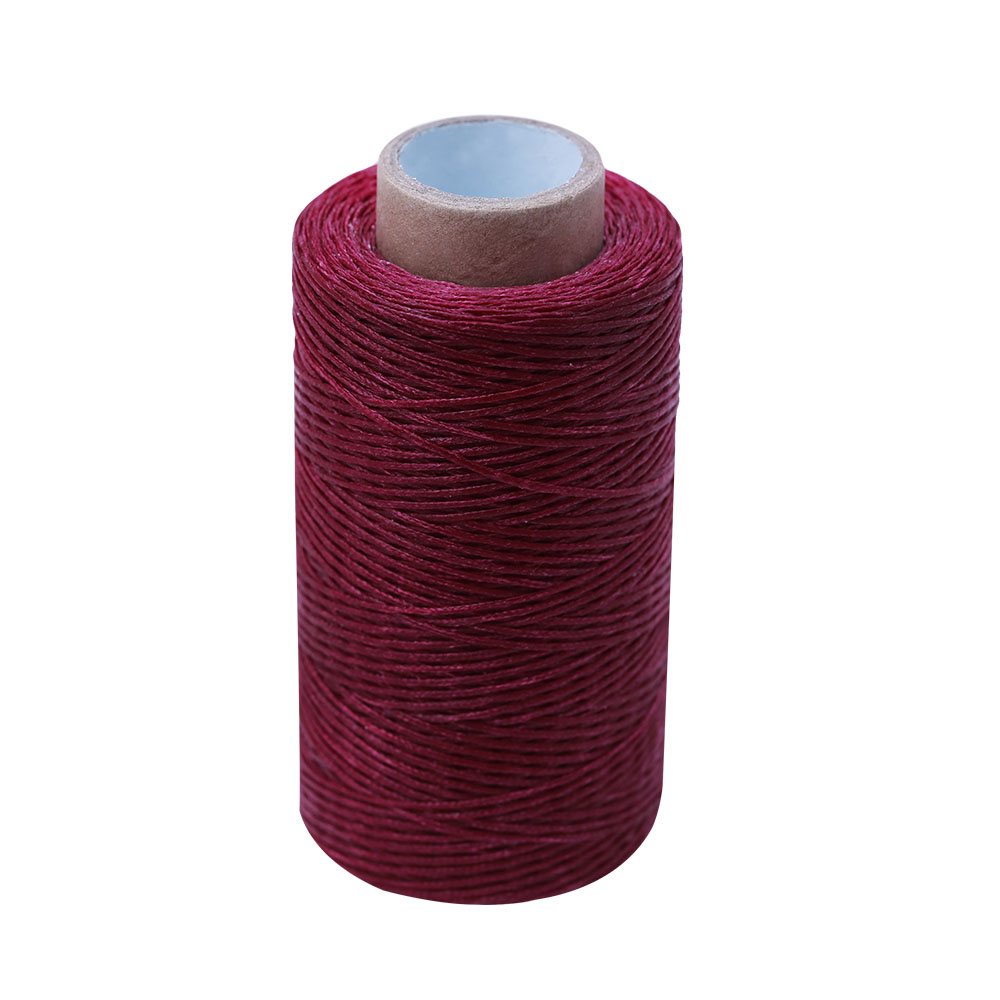 LMDZ 150D 250M Leather Craft Sewing Waxed Thread Heavy Duty Waxed Coarse Whipping Thread 1mm Leather Hand Stitching Multi Color: 3480