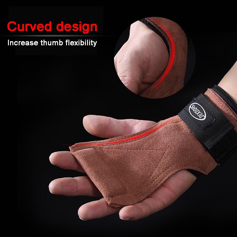Pull-Ups, Harde Pull, Grip Met Fitness Handschoenen, Mannen Sport Wrist Guard, non-Slip Palm Guard Z40