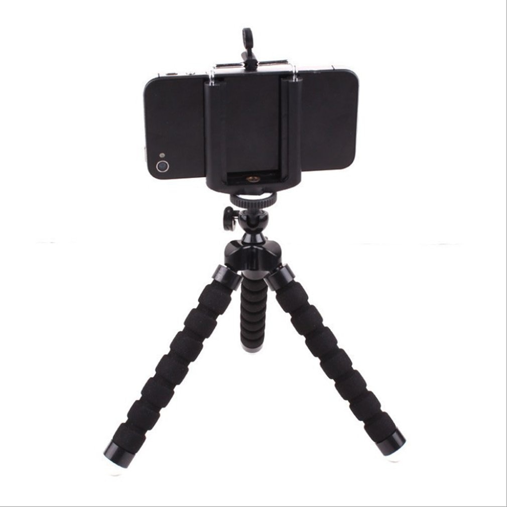flexibel Schwamm Krake Mini Stativ Mini Kamera Stativ Telefon Halfter Clip Stand mit kabellos Fernbedienung Verschluss für Iphone Kunststoff