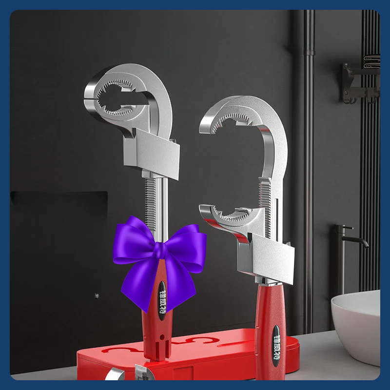 Clé universelle réglable à Double extrémité 4 en 1, clé de robinet multifonctionnelle pour salle de bain et plus encore