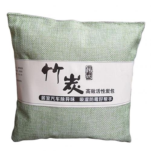 Air Purifying Bags Nature Fresh Charcoal Bamboo Air Purifying Bag Mold Odor Purifier Activated Carbon Air Purifying Bag: Green