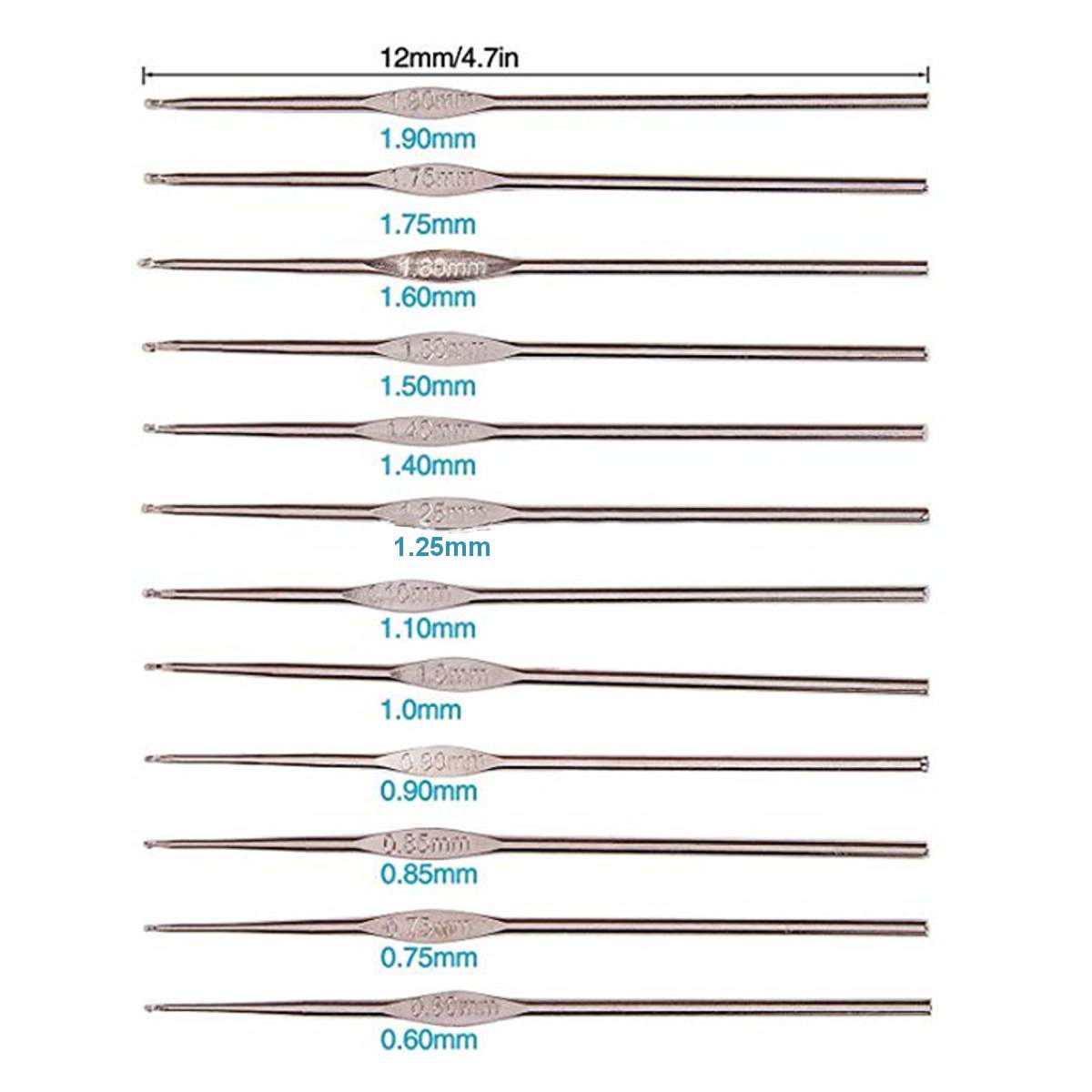 Knitting Needles Set 100pcs Crochet Hooks Knitting Needles DIY Weave Sewing Tools Full Set Knit Gauge Scissors Stitch Holders