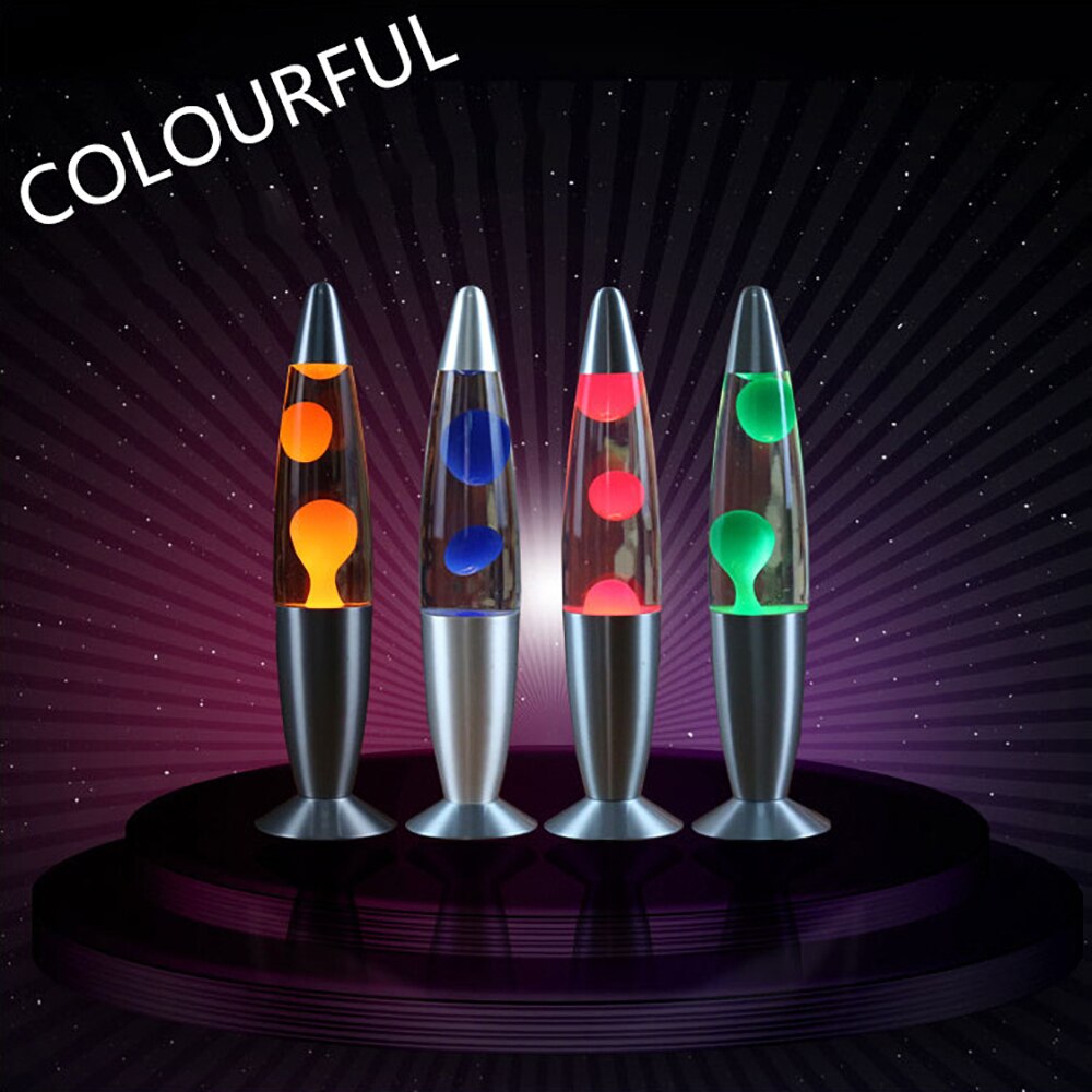 Led lava movimento lâmpada colorida cera líquido água-viva luz 110v220v casa decoração do quarto presente noite luz cera vulcão lava lâmpada