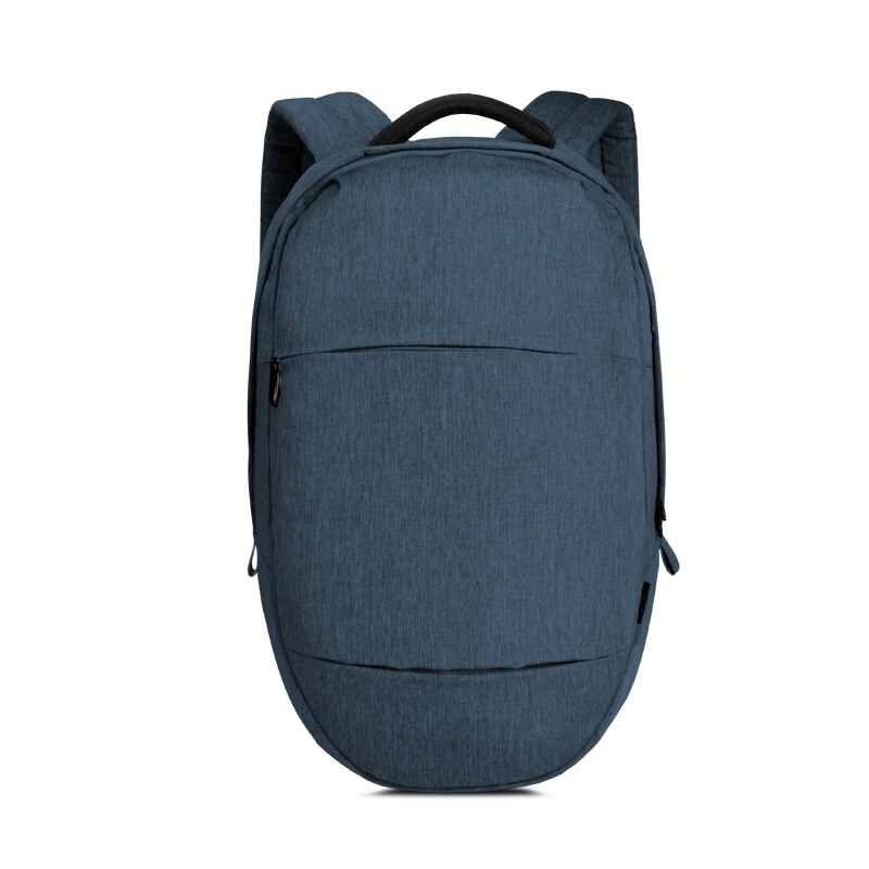 CAI Oval 14 inch Laptop Backpack Men/Women Back Bags Minimalism School Shoulder Shopping Bag Travel Preppy Style: small- Tibetan blue