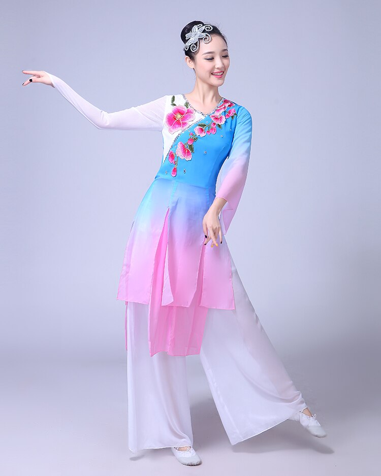 Hanfu vrouwen traditionele chinese dans kostuum danser kostuum oude chinese kostuum hanfu jurk chinese kostuum yangko: XXXL