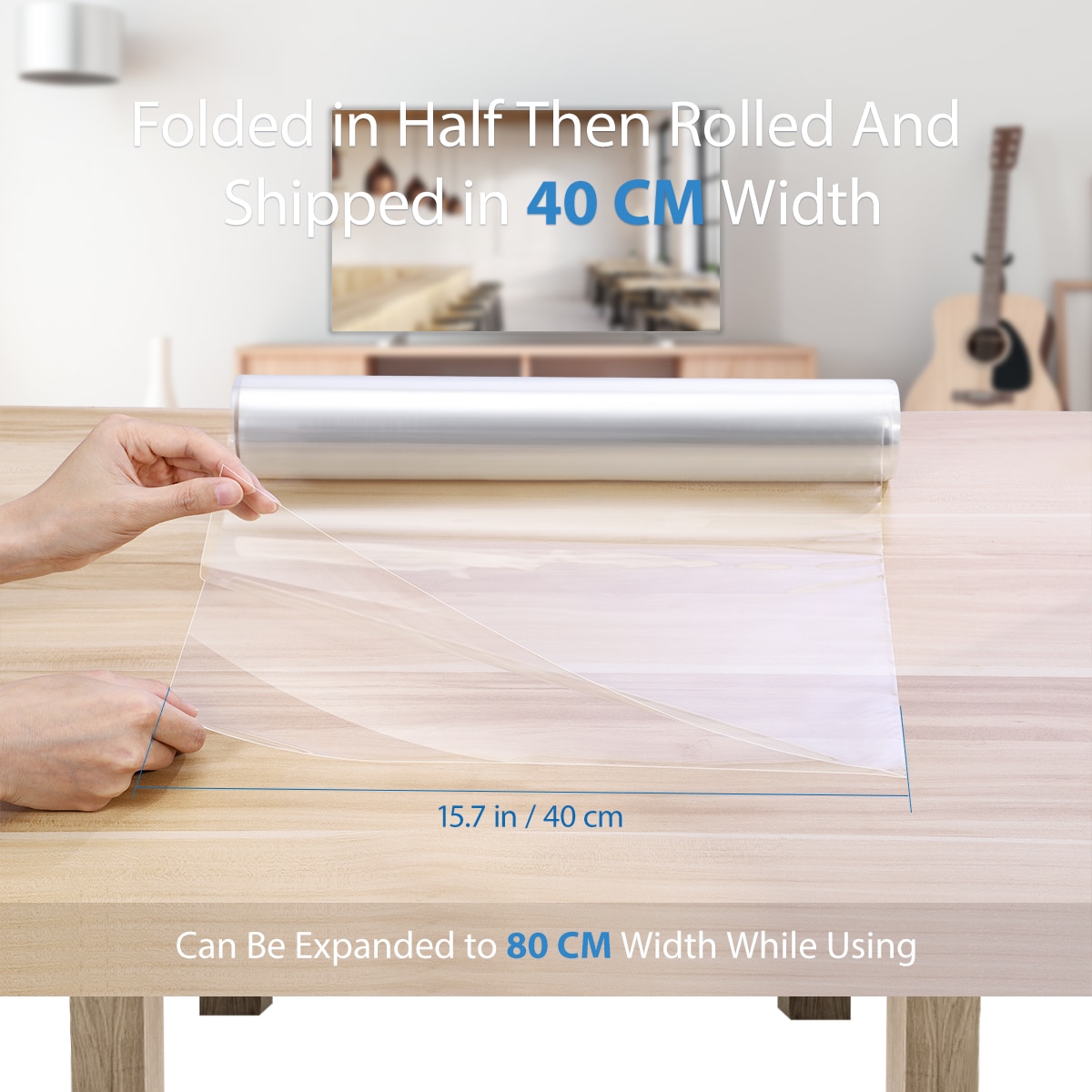 80x3000cm Transparent Waterproof Cellophane Wrap Wrapper Roll Basket Packing Film Bouquet for DIY Baskets Flowers Crafts