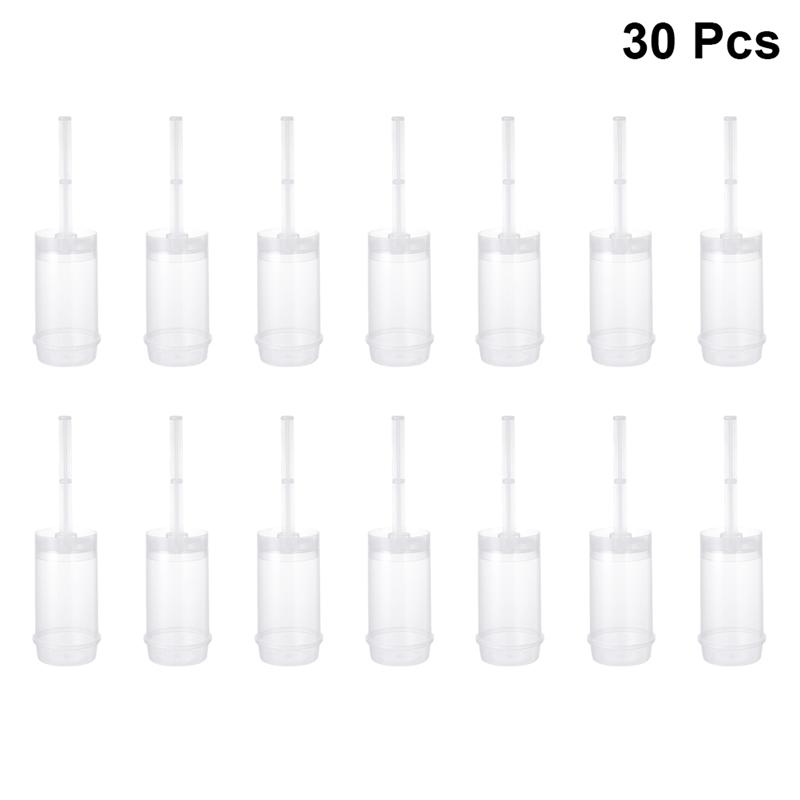 30 Stuks Gebak Dessert Push Up Pop Containers Ronde Push-Up Cake Pop Shooter Clear Cake Houder Push Pops cake Container Met Deksel