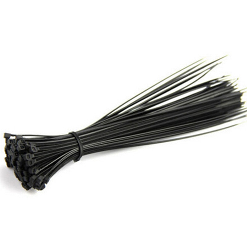100Stck 2.5*100mm Elektrische Kabelbinder Draht Kabelbinder Kabel Gurt Kunststoff Postleitzahl trimmen wickeln Kabel Schleife krawatten Draht selbst-Verriegelung