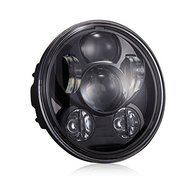 5.75 inch Projection LED Light Bulb Headlight 5 3/4" LED Head lamp For Harley Motorcycle: 01
