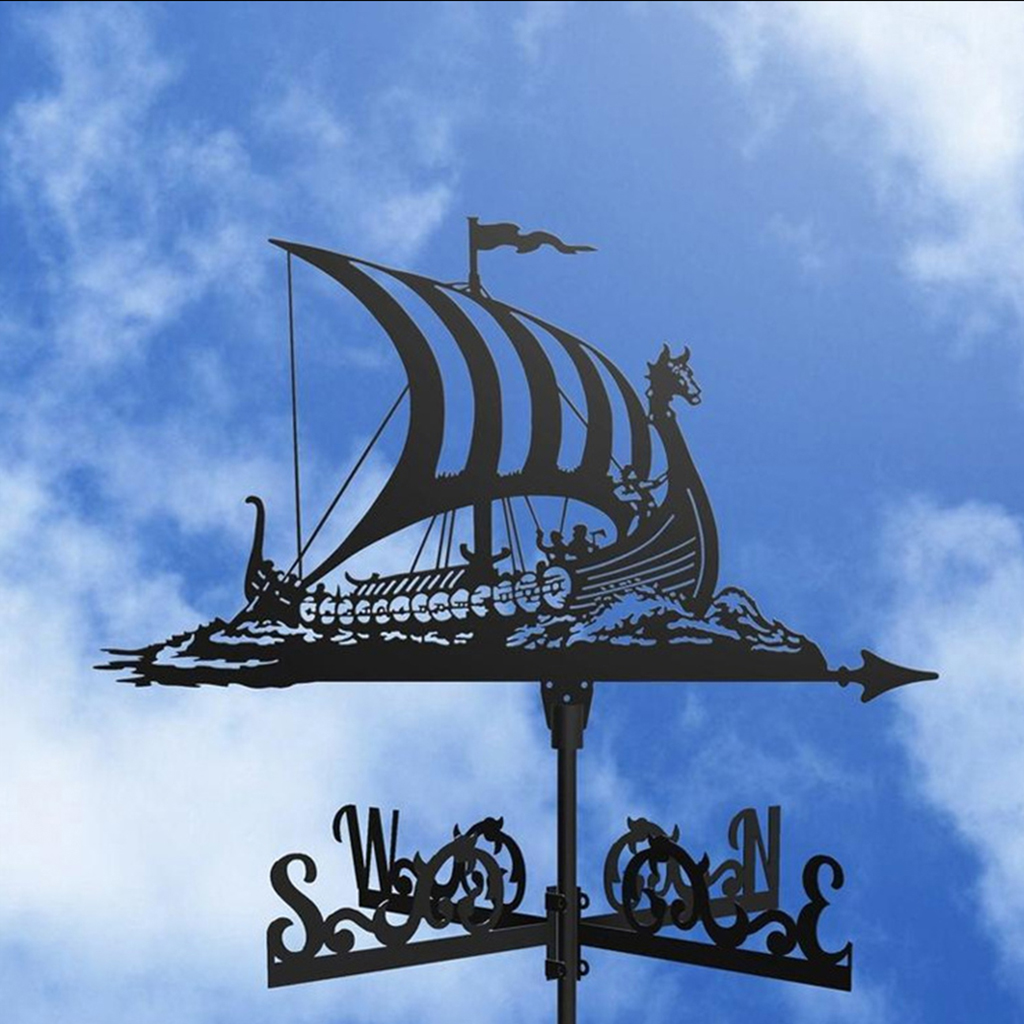 Metalowa wiatrowskaz ogród stocznia stawka ozdoba dach wiatrowskaz dekoracja robić przydomowego ogrodu prędkość wiatru prządka wiatrowskaz