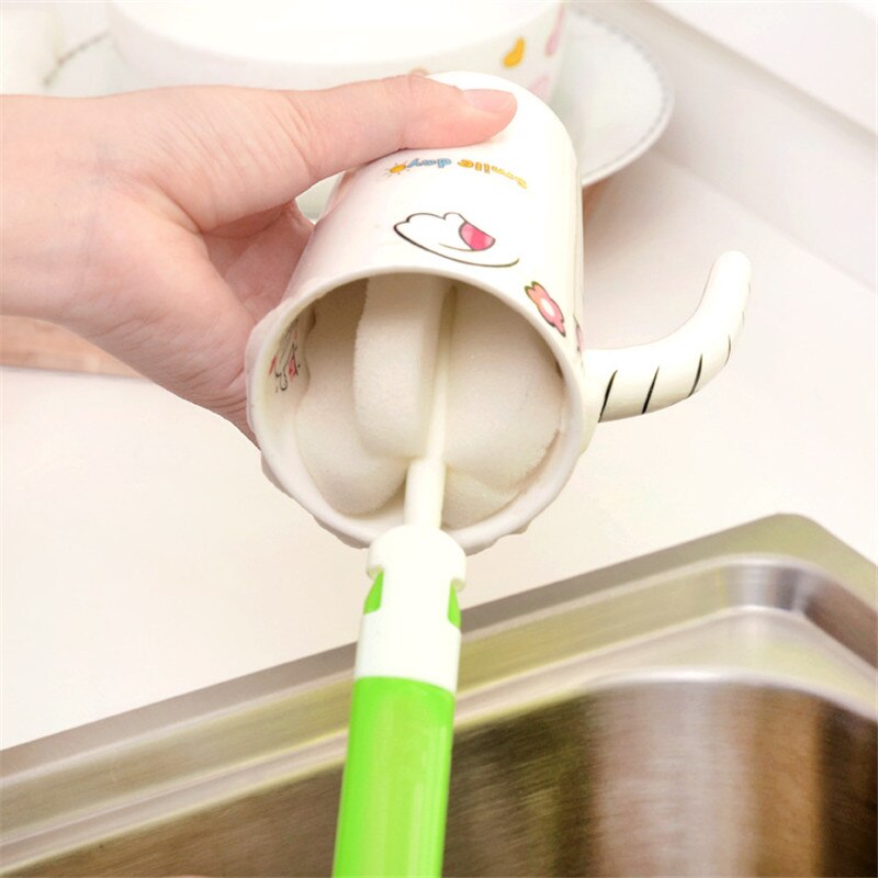 Afneembare Lange Handvat Spons Mok Cleaner Cup Bor... Grandado