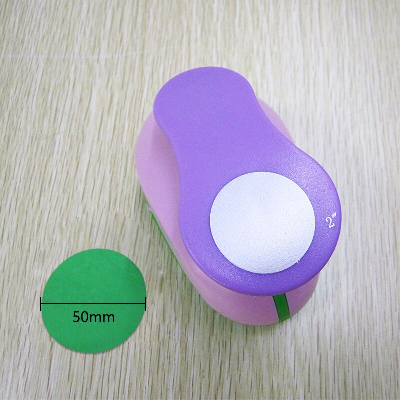 5cm 3.8cm 2.5cm round shape craft punch set children manual DIY hole punches cortador de papel de scrapbook school circle punch: C