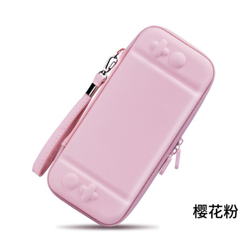 Gradient Colorful Bag Carrying Case Portable Pouch For Nintendo Switch NS Detachable Ultra Slim Hard Shell PC Protective Cover: Pink