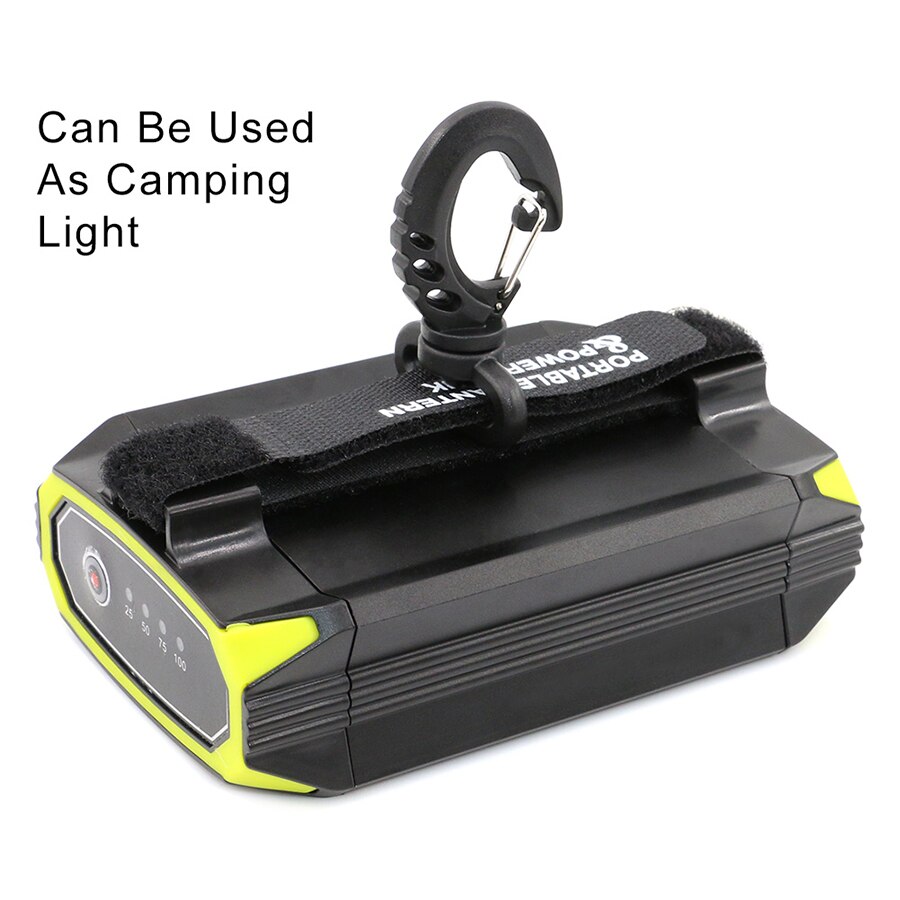 Praktische mobiele powerbank zaklamp usb oplaadbaar kampeertent licht buiten draagbare hanglamp 30 led lantaarn licht: Default Title