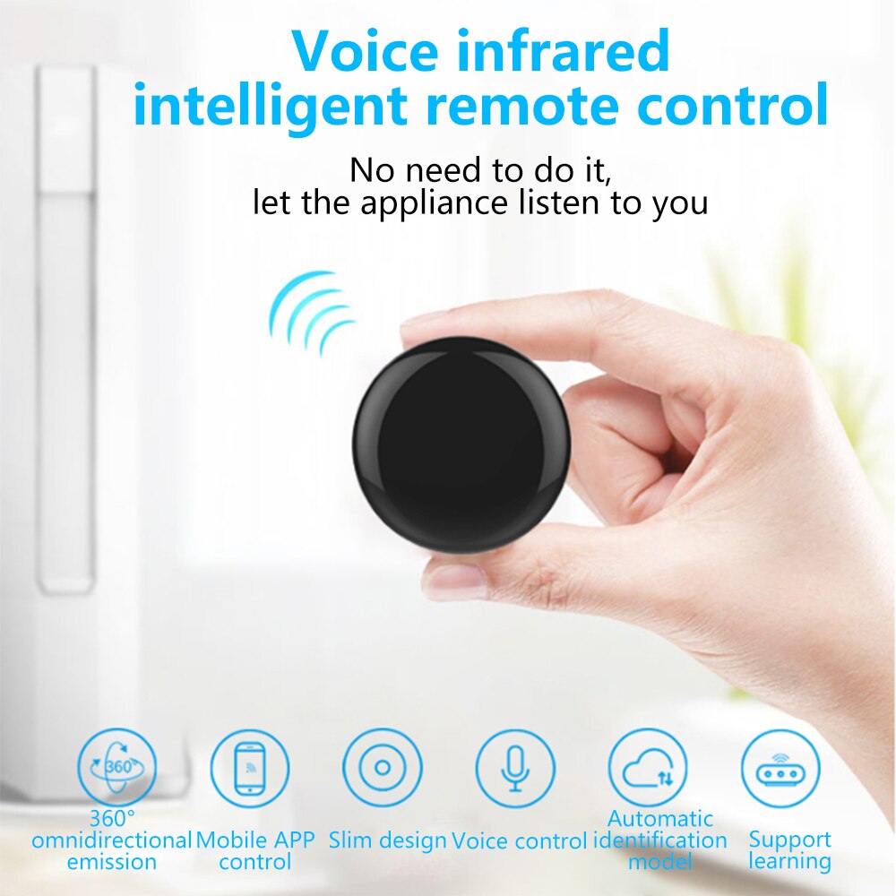 Wi-Fi Smart IR Controller APP&Voice Control For Alexa Google Home Infrared 14m Remote Control for TV Air Conditioner Lamp