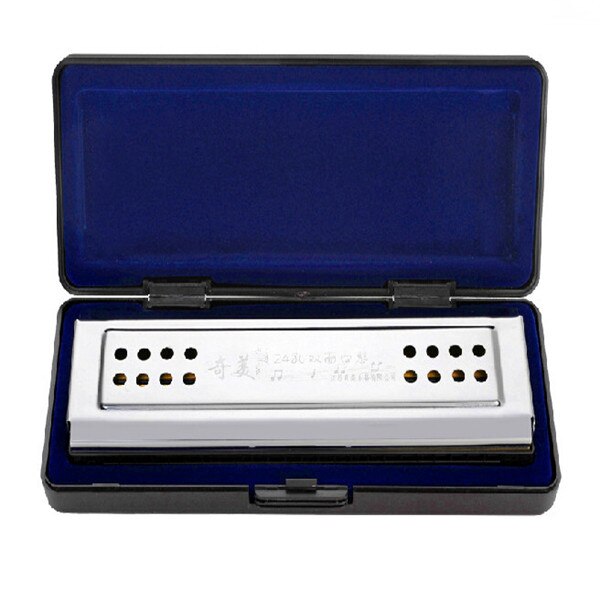 Gaiola harmônica profissional de dupla face, 24 buracos, tremolo, g &amp; c, instrumentos musicais,