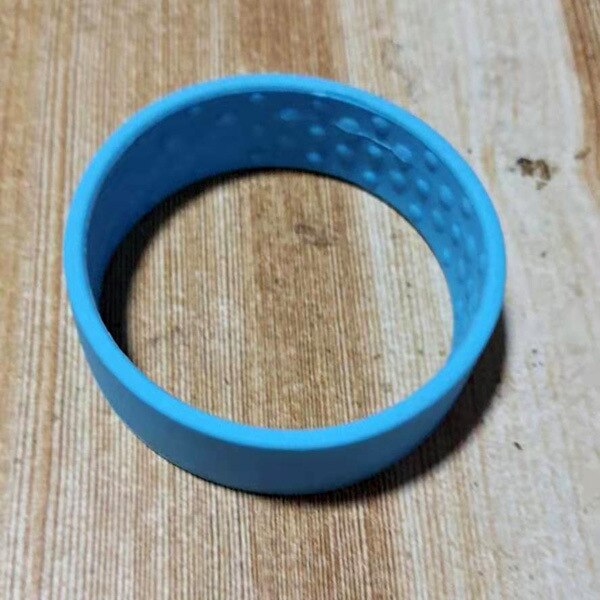 Woman Ponytail Holder Hair Tie Foldable Hair scrunchies Silicone Stationarity Elastic Hair Band Simple hair accessories: cyan