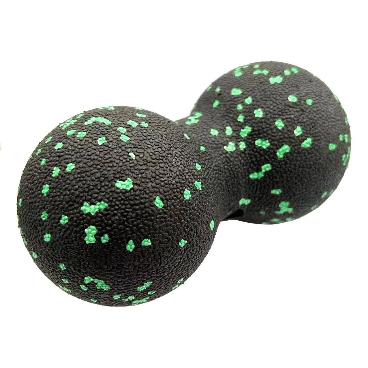 Kvinnor yogarulle skumblock yogautrustning jordnötsbollsset block jordnötsmassage rullboll terapi avslappning övning fitness: Grön