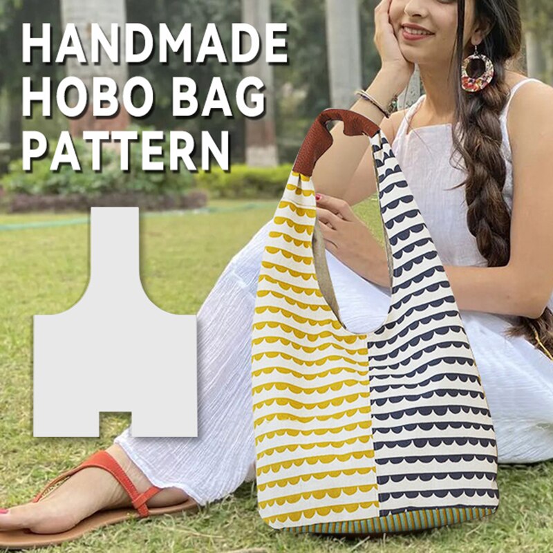 Handmade Hobo Bag Pattern Template Vintage Hobo Handbag Sewing Ruler Vintage Hobo Handbag Sewing Ruler Useful Bag B99