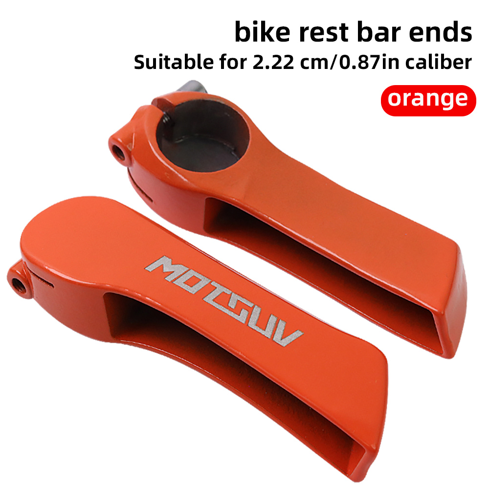 MOTSUV Bike Grip Bar End Griff Hilfs Reiten Horn Rest Lenker Fahrrad Griffe Multi Winkel Einstellung Fahrrad Zubehör: YELLOW