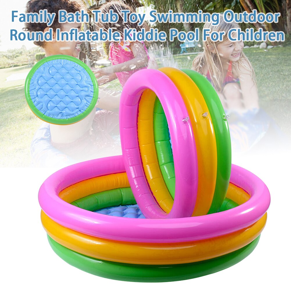 Grappig Bad Speelgoed Zwemmen Familie Outdoor Visvijver Indoor Draagbare Opblaasbare Kiddie Zwembad Multifunctionele Voor Kinderen Ronde