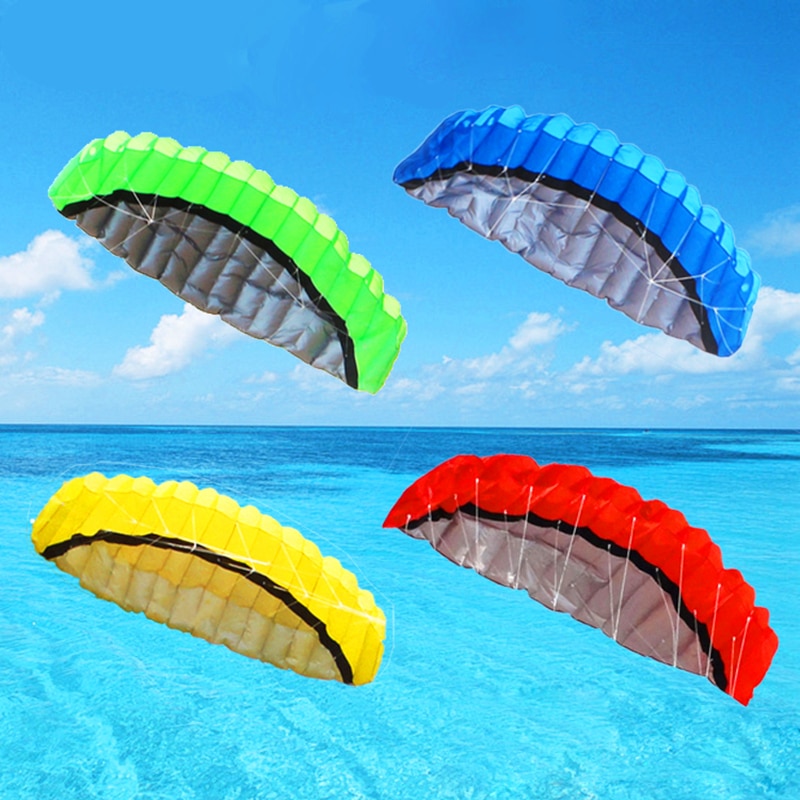 2.5 m dual line parafoil vliegeren gereedschappen power braid zeilen kiteboard outdoor speelgoed sport strand parachute stunt